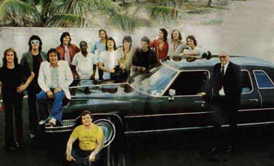 Maarten Baggerman with 1974 us tour personnel